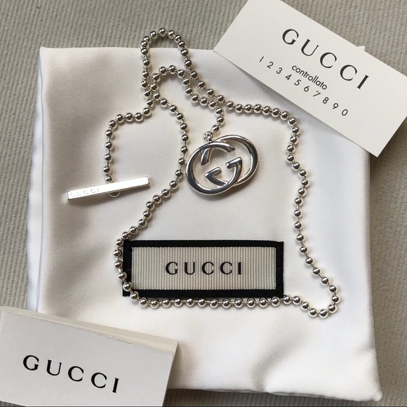 Gucci Jewelry - Gucci .925 Sterling toggle Logo Necklace